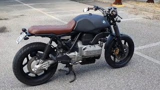 Bmw Cafè Racer K75 What modifications and what sound [upl. by Harihs]