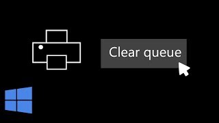 How to Easily Clear the Printer Queue Windows 10 [upl. by Strephon773]