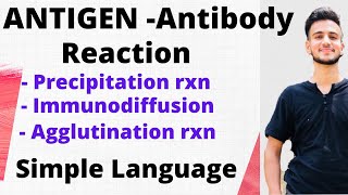 Antigen Antibody reaction in HindiAntigen Antibody reaction in microbiologyPrecipitation reaction [upl. by Aldora]