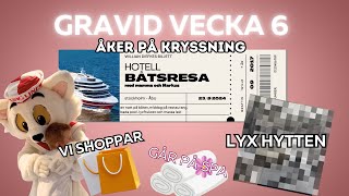 GRAVID VECKA 6 VLOGG Kryssning [upl. by Davin926]