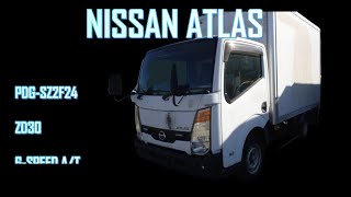 NISSAN ATLAS PDGSZ2F24 ZD30 ENGINE START TEST MOVIE 日産 アトラス [upl. by Ebarta59]