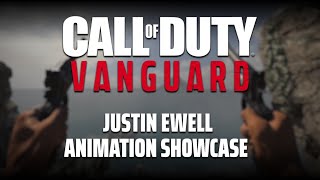 Call of Duty Vanguard  Justin Ewell Animation Showcase 2022 [upl. by Ettennad]