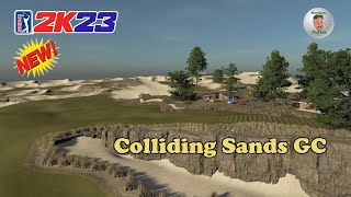 PGA Tour 2K23  Colliding Sands GC  Course Review amp Playthrough [upl. by Ayoted]