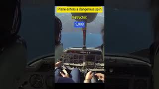 Can You Recover from a Deadly Airplane SPIN shorts aviation atc [upl. by Idell]