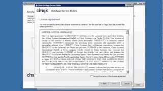 Citrix XenApp 65 Lesson 2 Installing the first XenApp server into the farm [upl. by Carlynn]