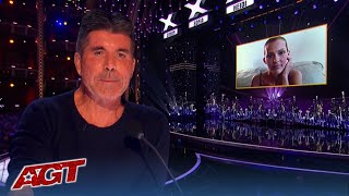 Simon Cowell Breaks Down in TEARS as Nightbirde Returns to Americas Got Talent Live Result Show [upl. by Thamos]