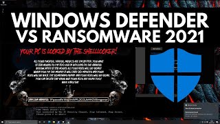 Windows Defender vs Ransomware [upl. by Harod]