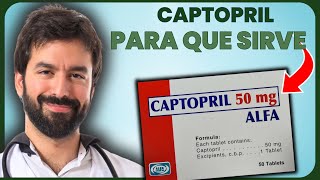 CAPTOPRIL💊 ¿Cómo Funciona y Para qué se Utiliza  MÁS [upl. by Fabron151]