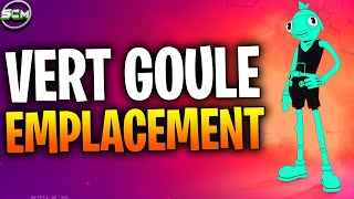 EMPLACEMENT VERT GOULE BOCAUX DE COULEUR FORTNITE EMPLACEMENT BOCAUX DE COULEUR FORTNITE [upl. by Eriam]