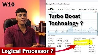 हिंदी What Is Logical Processor  Turbo Boost Technology Explained [upl. by Ahteres]