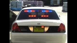 Police Ford Crown Victoria  Unmarked LED package [upl. by Salaidh16]