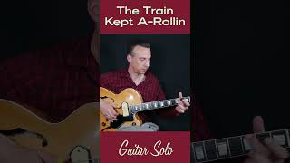 The Train Kept ARollin  Rockabilly Guitar Solo [upl. by Rollo35]