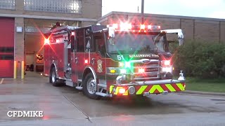 Schaumburg Fire Department Engine 51 Responding [upl. by Mignon294]