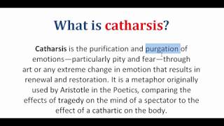 What is catharsis Aristotle’s catharsis  বাংলা লেকচার  Bangla Lecture [upl. by Malik]