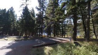 360° Virtual Tour Campgrounds  Salmon Lake State Park in SeeleySwan Valley Montana MT [upl. by Wobniar]