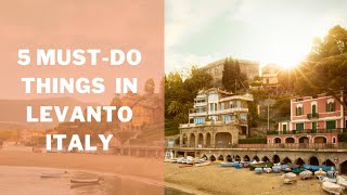 5 Things to Do in Levanto ITALY 😍 [upl. by Perren198]