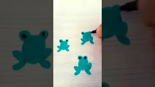 How to draw Life cycle of Frog Diagram drawing  step by step science poster tutorial  easy art [upl. by Ybrek175]