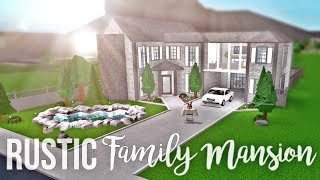 Bloxburg Rustic Family Mansion 130K [upl. by Ynner]