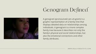 MAKE A GENOGRAM AND TRACECERTAIN PHYSICAL PERSONALITY OR BEHAVIORAL ATTRIBUTES THROUGH GENERATION [upl. by Ileyan879]