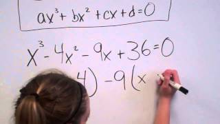 Solving Cubic Equations factoring [upl. by Werner]