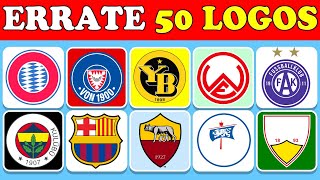 Kannst du 50 Fußball Vereine am Wappen erraten  Fußball Logo Quiz [upl. by Erinna]