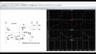 LTspice tutorial 13  Design and simulation of Monostable multivibrator circuit using opamp [upl. by Brinn]