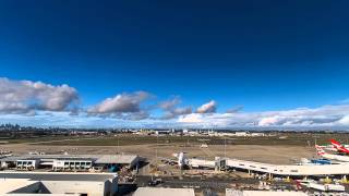 Sydney Airport Afternoon Departures Timelapse [upl. by Kared]