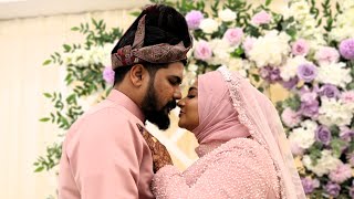 Hazwan amp Nashira  Nikah Highlights  Indian Muslim Wedding  Malaysia [upl. by Leikeze]