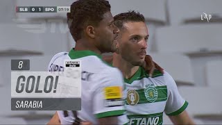 Goal  Golo Sarabia Benfica 01 Sporting Liga 2122 13 [upl. by Tumer]