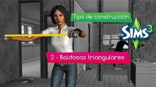 Tips de construcción 2 baldosas triangulares nivel básico [upl. by Airec]