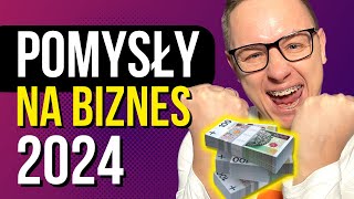 🚀 TOP 5 PEWNE Pomysły na Biznes Online ✨ 2024 [upl. by Morgana363]