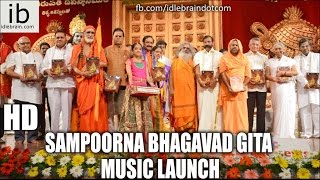 Sampoorna Bhagavad Gita music launch  idlebraincom [upl. by Thetisa408]