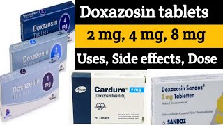 DOXAZOSIN  Medication for Enlarged Prostates amp High Blood Pressure  Dose Side Effects amp More [upl. by Ahsead712]