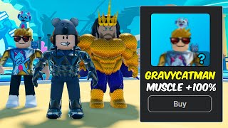 Gravycatman Became My Trainer In Gym Star Simulator [upl. by Bone]