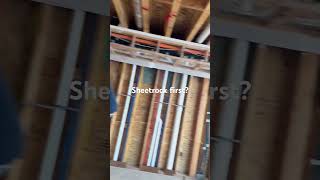 Sheetrock first  home contractor kitchendesign construction diy interiordesign hvac [upl. by Beattie]