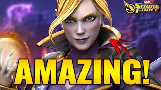 OATH SOLVES ORCHIS RAIDS 4Piece Nightstalkers Gameplay Oath Character Review Marvel Strike Force [upl. by Arreyt67]