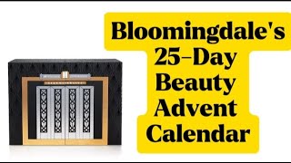 Bloomingdales 25 days beauty advent calendar [upl. by Bekki]