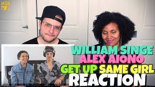 William SInge amp Alex Aiono  Get You Daniel Caesar amp Same Girl Usher amp R Kelly  REACTION [upl. by Anerak]