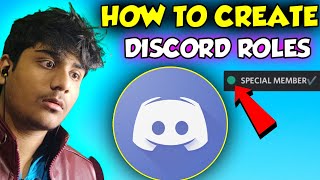 How to create roles in Discord server HINDI discord discordroles [upl. by Obellia]