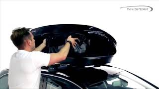 Whispbar WB751 Roof Box Demonstration Video [upl. by Yorick]