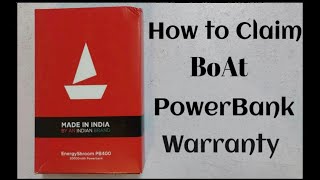 How to Claim Boat Powerbank Warranty [upl. by Nosinned]