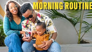 OUR MORNING ROUTINE AS A FAMILY❤️ [upl. by Nwavahs]