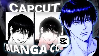 Capcut manga cc tutorial  for beginners [upl. by Aehtorod146]