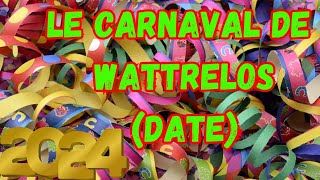 LE CARNAVAL DE WATTRELOS 2024 DATE [upl. by Georg]