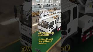 China FAW RHD 12m aerial working truck for sale aerialworkplatform manlift fawtruck buckettruck [upl. by Moneta]