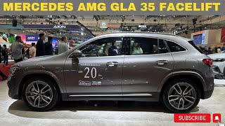 Mercedes AMG GLA 35 Facelift meramaikan peluncuran kendaraan Mercedes Benz yang diluncurkan di GIIAS [upl. by Sirenay]