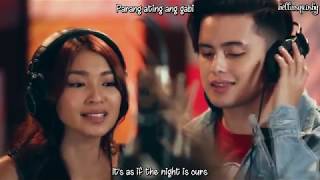 English subs  lyrics Prom  James Reid and Nadine Lustre Never Not Love You OST [upl. by Mcnair457]