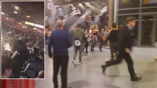 Videos Show Chaos at Ariana Grande Concert Moments After Bombing [upl. by Attennhoj]