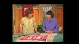 hand quilting demo on simply quilts [upl. by Danialah]