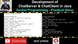 Chat application in java clientserver sockets [upl. by Rockwood]